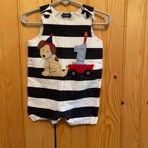 Mud pie birthday dog outfit